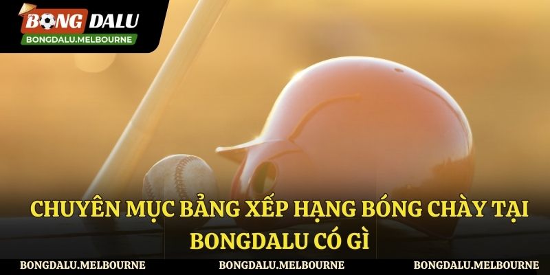 Thông tin về bảng xếp hạng bóng chày tại Bongdalu