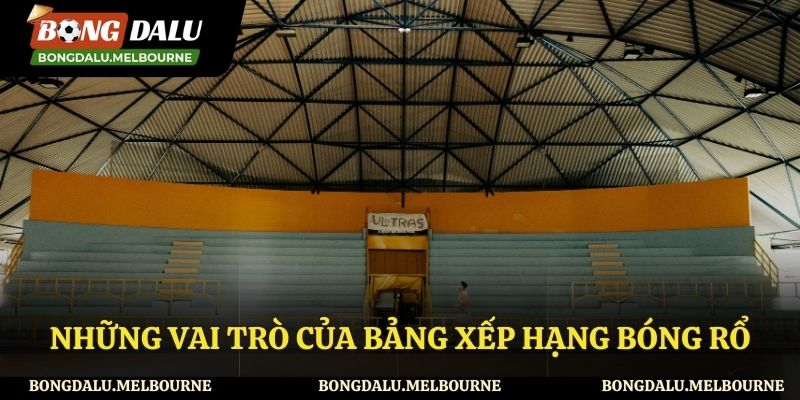 Vai trò của BXH bóng rổ 